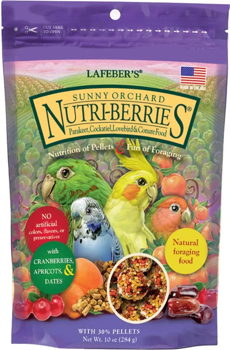 Lafeber Sunny Orchard Nutri-Berries Parakeet, Cockatiel & Conure Food Photo 1