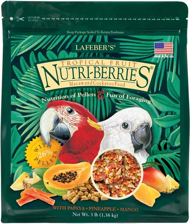 Lafeber Tropical Fruit Nutri-Berries Macaw & Cockatoo Food Photo 1