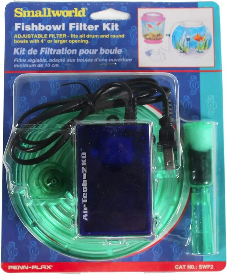Penn Plax Small World Fishbowl Filter Kit Photo 1