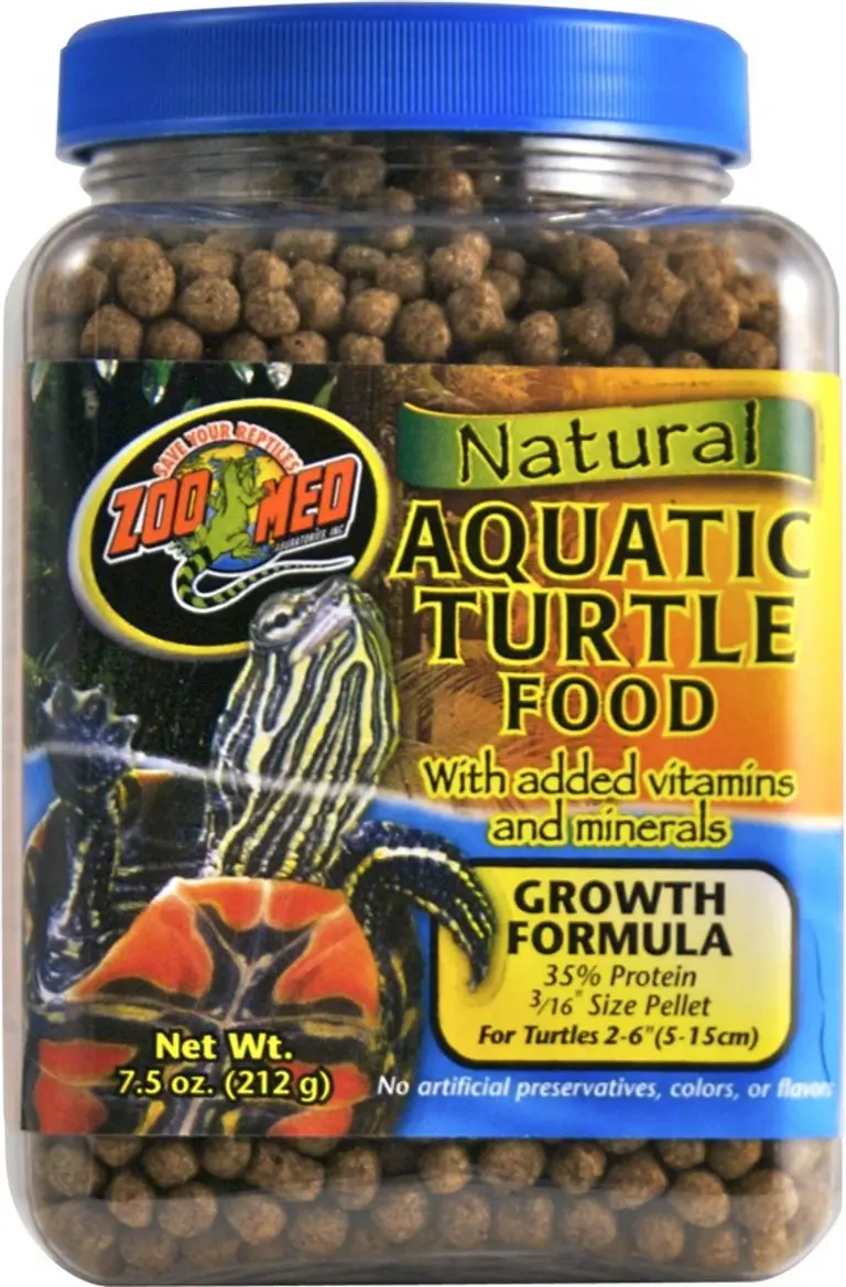 Zoo Med Natural Aquatic Turtle Food - Growth Formula Pellets Photo 2