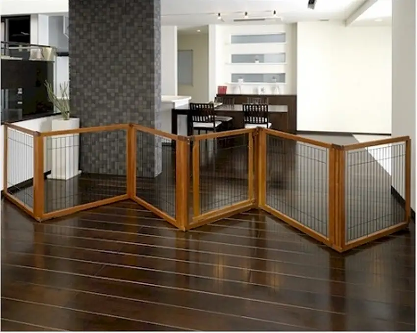 6 Panel Convertible Elite Pet Gate - Autumn Matte Photo 1