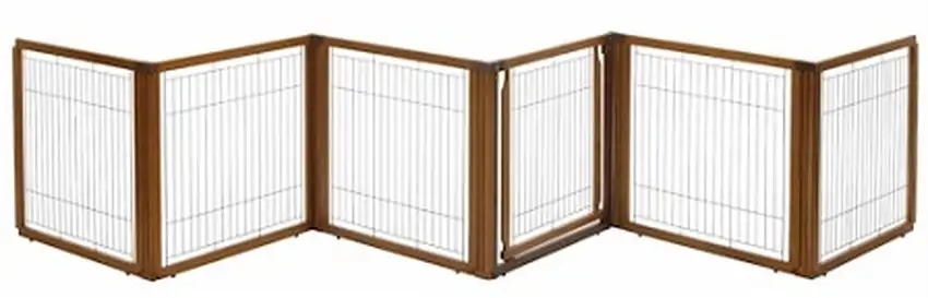 6 Panel Convertible Elite Pet Gate - Autumn Matte Photo 1