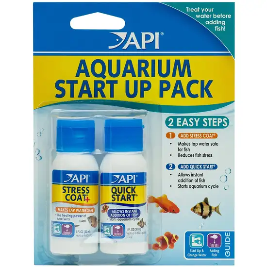 API Aquarium Start Up Pack Stress Coat + and Quick Start Photo 1