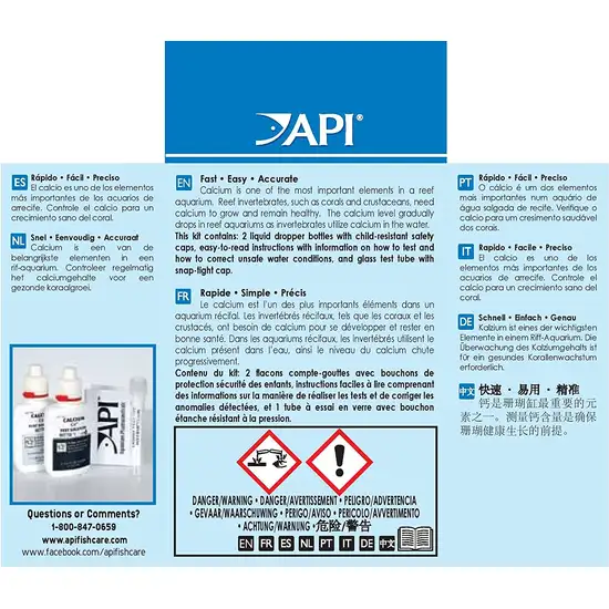 API Calcium Ca2+ Test Kit for Healthy Coral Growth Photo 2