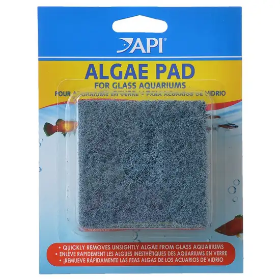 API Doc Wellfishs Hand Held Algae Pad for Glass Aquariums Photo 1