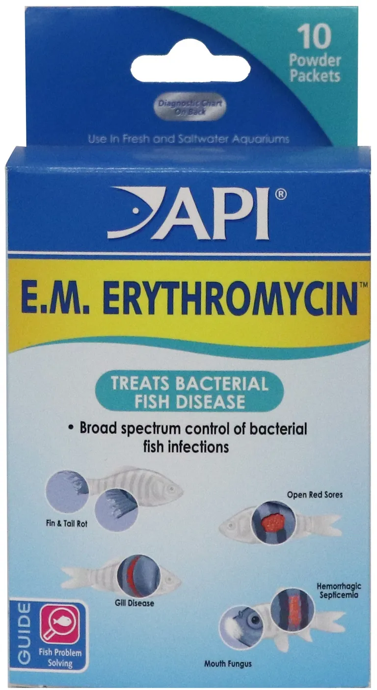 API E.M. Erythromycin Treats Bacterial Fish Disease Photo 1