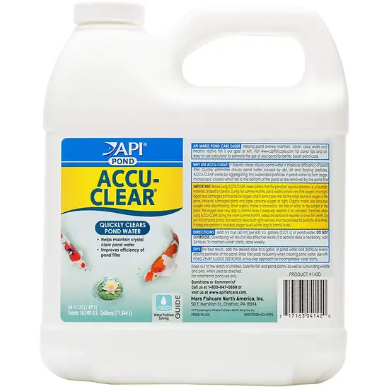 API Pond Accu-Clear Quickly Clears Pond Water Photo 1