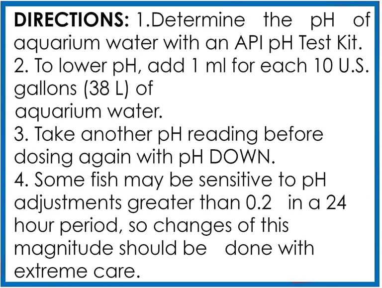API pH Down Lowers Aquarium pH for Freshwater Aquariums Photo 2