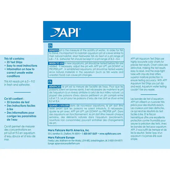 API pH Test Strips for Freshwater and Saltwater Aquariums Photo 2