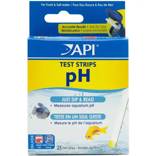 API pH Test Strips for Freshwater and Saltwater Aquariums Photo 1