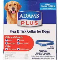 Photo of Adams Plus Flea and Tick Collar for Dogs and Puppies Blue Large