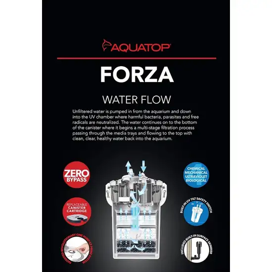 Aquatop Forza UV Canister Filter with Sterilizer Photo 4