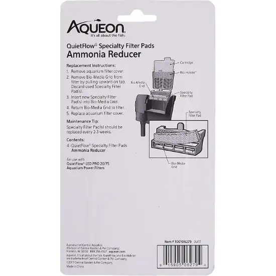 Aqueon Ammonia Reducer for QuietFlow LED Pro Power Filter 20/75 Photo 2