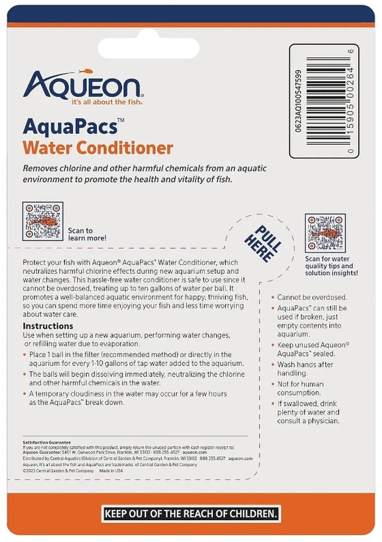 Aqueon AquaPacs Water Conditioner Photo 2