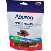 Photo of Aqueon Cichlid Food Medium Pellets Slow Sinking Pellets