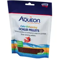 Photo of Aqueon Color Enhancing Cichlid Food Mini Pellets