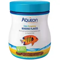 Photo of Aqueon Color Enhancing Marine Flakes Fish Food