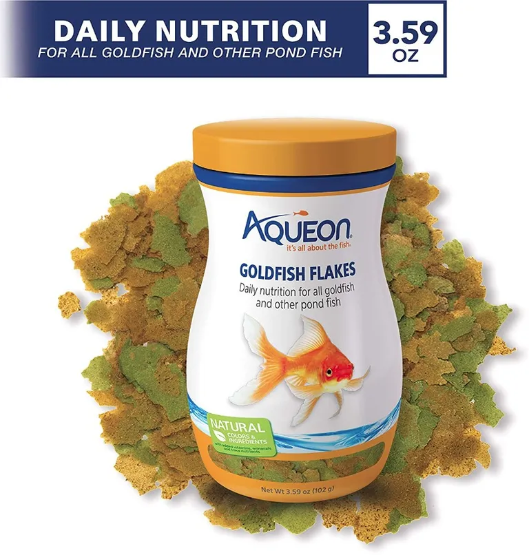 Aqueon Goldfish Flakes Daily Nutrition for All Goldfish and Other Pond Fish Photo 2