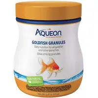 Photo of Aqueon Goldfish Granules Slow Sinking Fish Food Daily Nutrition for All Goldfish and Other Pond Fish