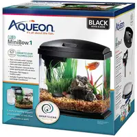 Photo of Aqueon LED MiniBow 1 SmartClean Aquarium Kit Black