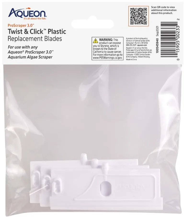 Aqueon ProScraper 3.0 Twist and Click Plastic Replacement Blades Photo 3