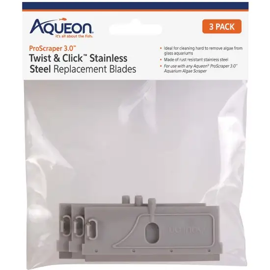 Aqueon ProScraper 3.0 Twist and Click Stainless Steel Replacement Blades Photo 2
