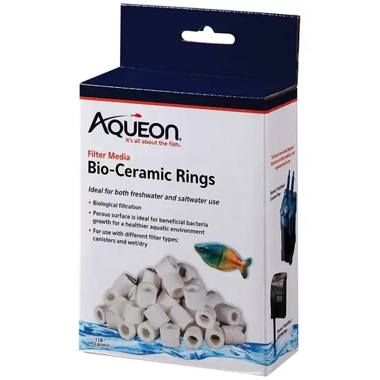 Aqueon QuietFlow Bio Ceramic Rings Filter Media Photo 1