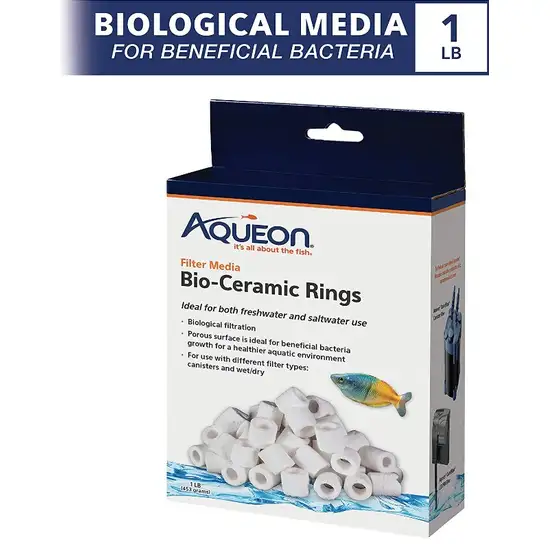Aqueon QuietFlow Bio Ceramic Rings Filter Media Photo 2