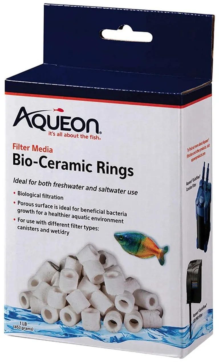 Aqueon QuietFlow Bio Ceramic Rings Filter Media Photo 1