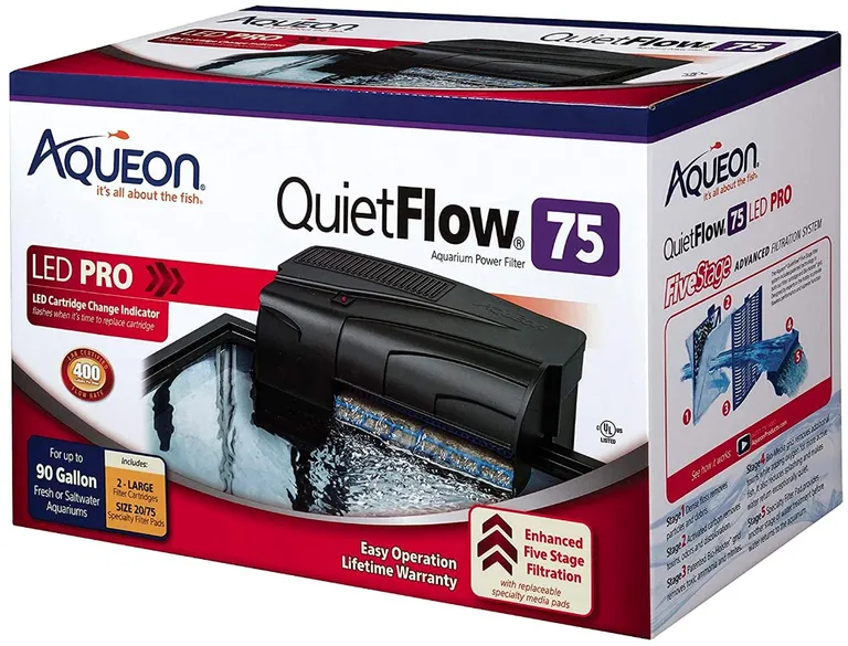 Aqueon QuietFlow LED Pro Power Filter Photo 1