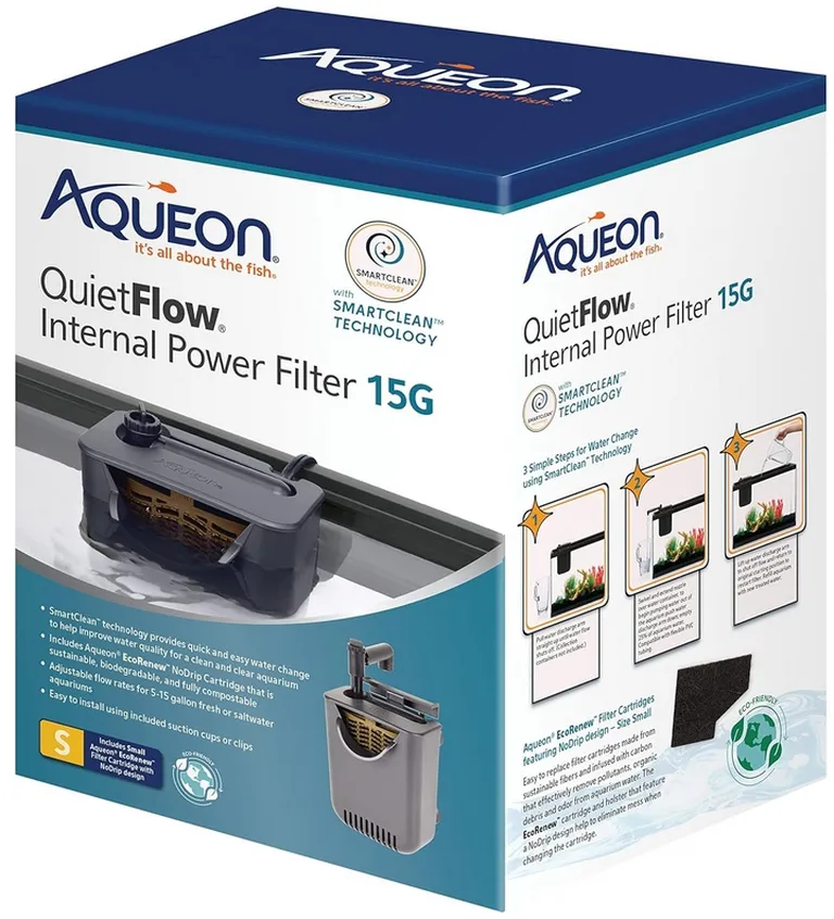 Aqueon QuietFlow SmartClean Internal Power Filter Photo 2