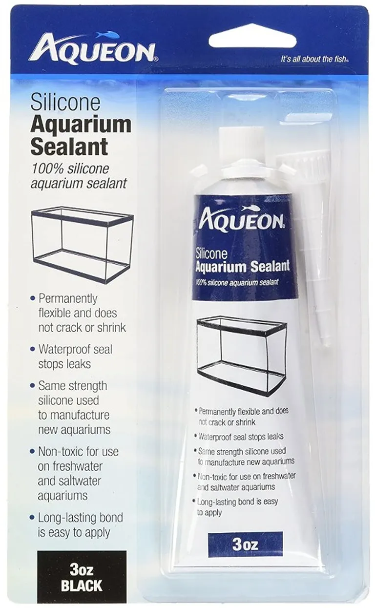Aqueon Silicone Aquarium Sealant Black Photo 1