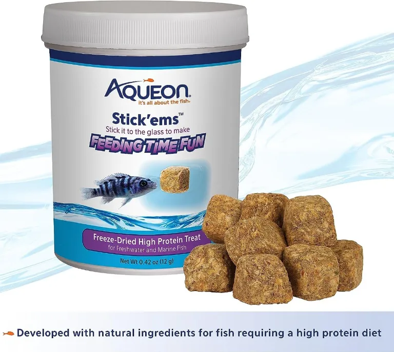 Aqueon Stick'ems Freeze Dried High Protein Treat for Fish Photo 2