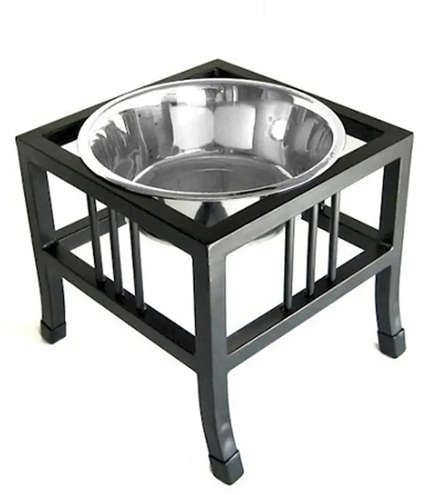 Baron Heavy Duty Raised Dog Bowl - Large Photo 1