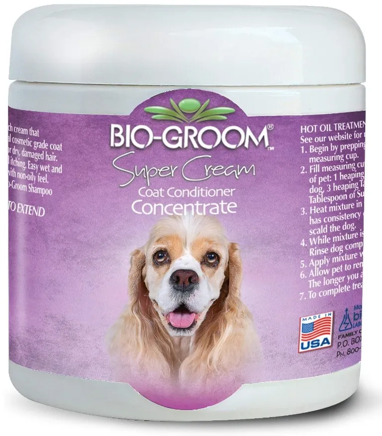 Bio Groom Super Cream Coat Conditioner Concentrate for Dogs Photo 2