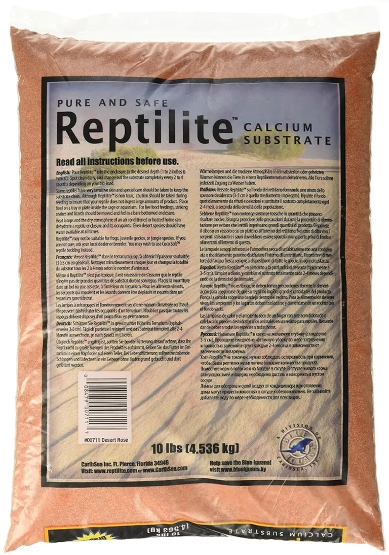 Blue Iguana Reptilite Calcium Substrate for Reptiles Desert Rose Photo 1
