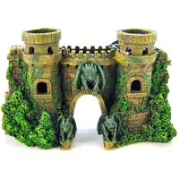 Photo of Blue Ribbon Castle Fortress with Gargoyle Ornament