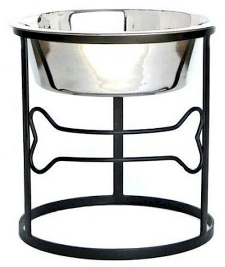 Bone Raised Dog Bowl - Large Photo 1