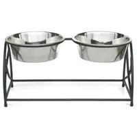 Photo of Butterfly Double Elevated Dog Feeder - Large