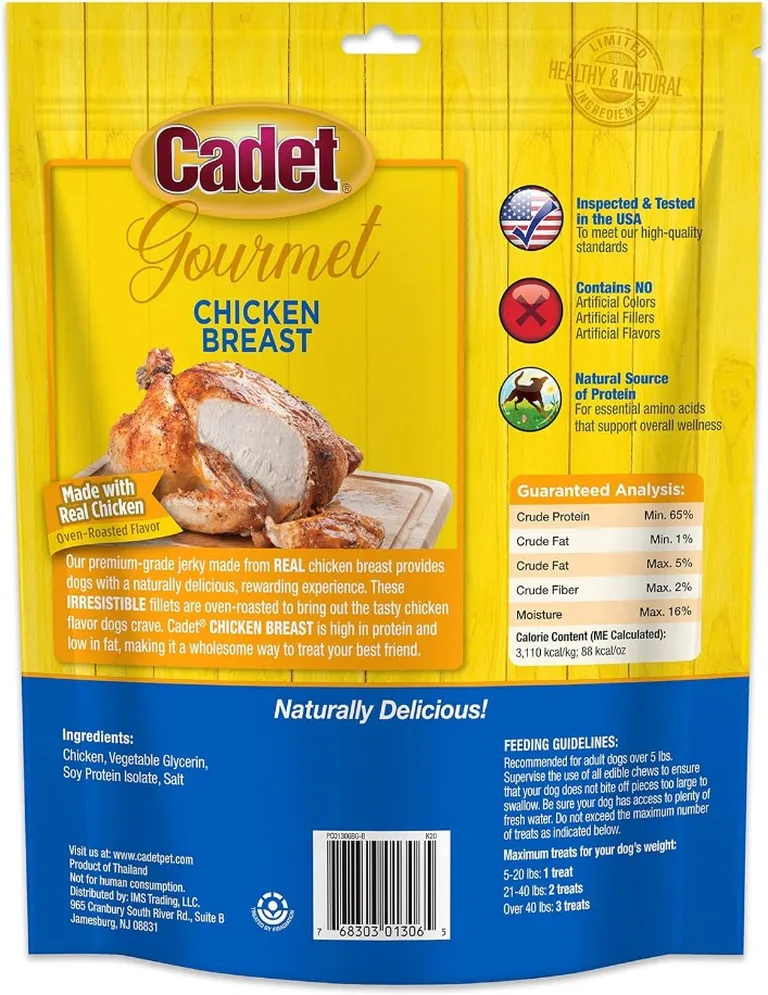 Cadet Gourmet Chicken Breast Treats for Dogs Photo 2