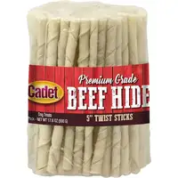 Photo of Cadet Premium Grade Beef Hide Twist Sticks 5 Inch