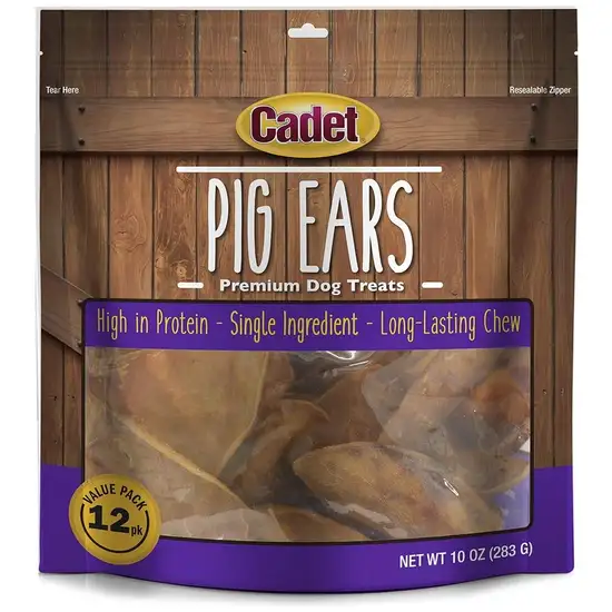 Cadet Premium Pig Ear Treats Photo 1