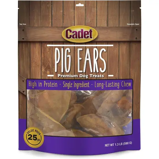 Cadet Premium Pig Ear Treats Photo 1