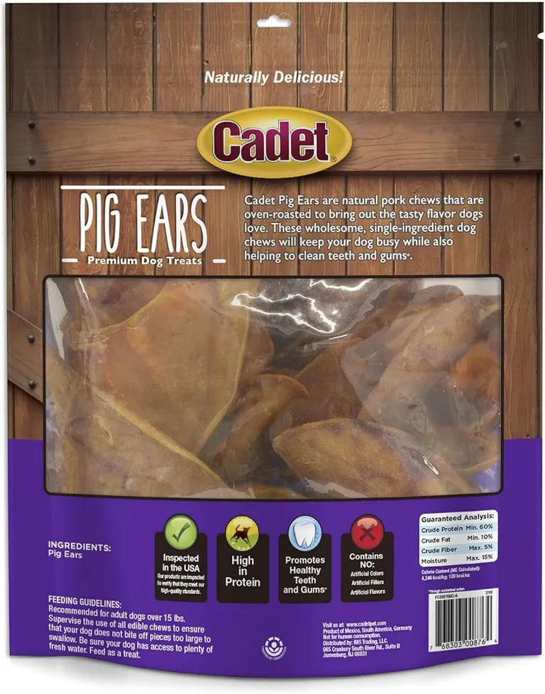 Cadet Premium Pig Ear Treats Photo 2