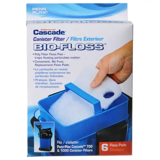 Cascade 700 and 1000 Canister Filter Bio-Floss Replacement Pads Photo 1