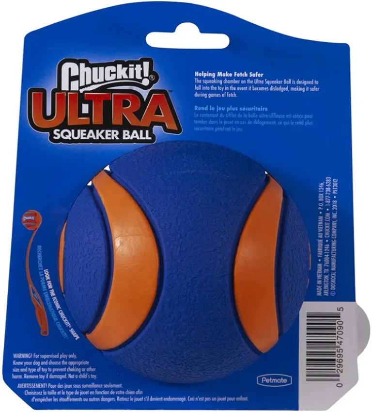 Chuckit Ultra Squeaker Ball Dog Toy Photo 3