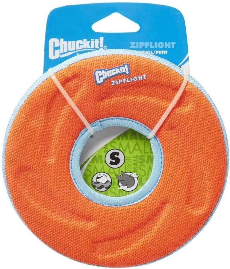 Chuckit Zipflight Amphibious Flying Ring Assorted Colors Photo 1