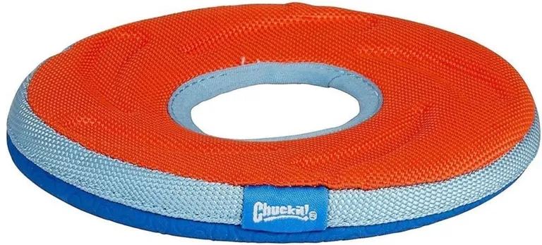 Chuckit Zipflight Amphibious Flying Ring Assorted Colors Photo 2