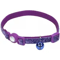 Photo of Coastal Pet Safe Cat Jeweled Buckle Adjustable Breakaway Collar Purple Glitter