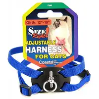 Photo of Coastal Pet Size Right Nylon Adjustable Cat Harness - Blue